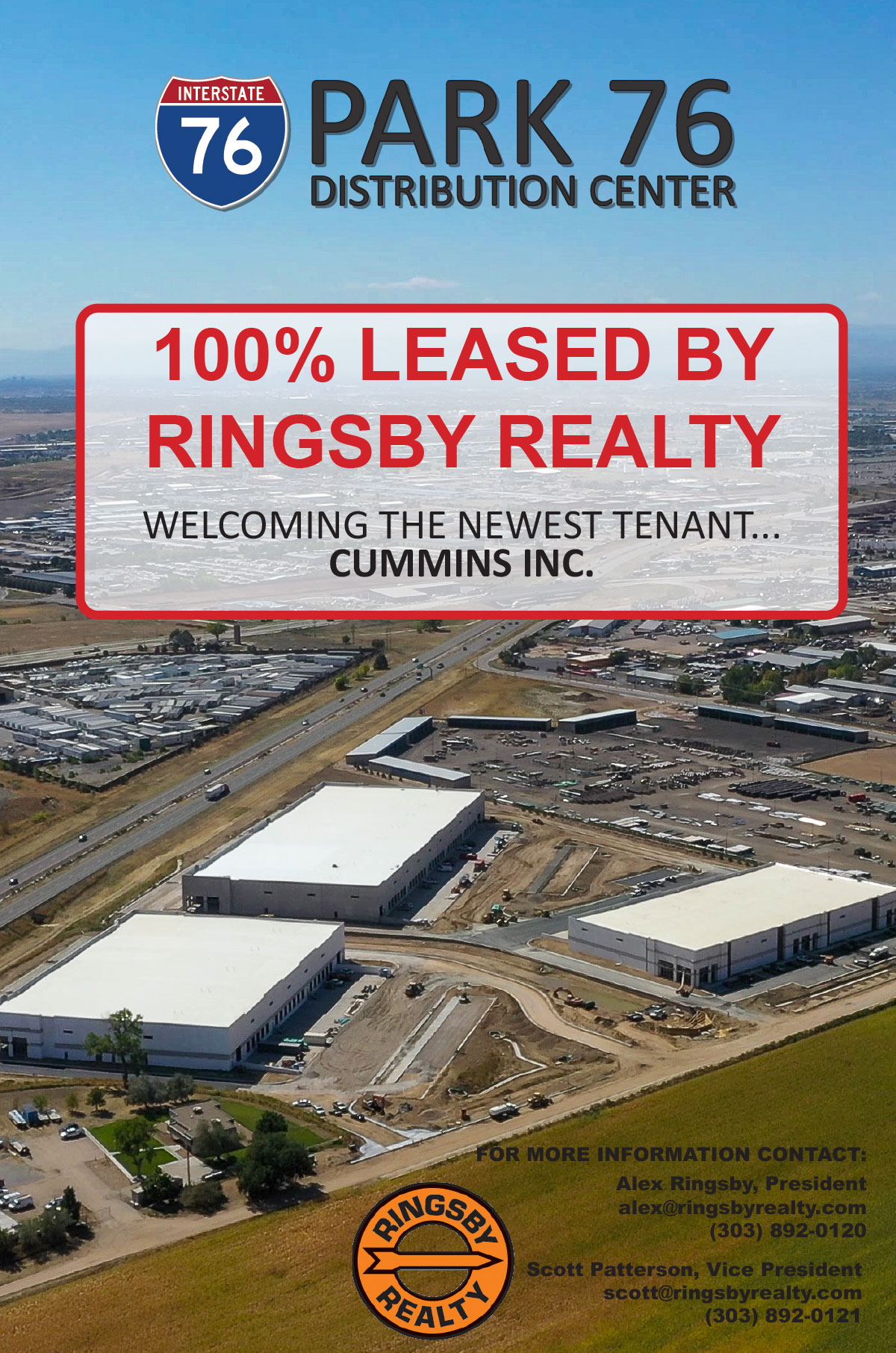 Park 76 Distribution Center - 100% Leased by Ringsby Realty