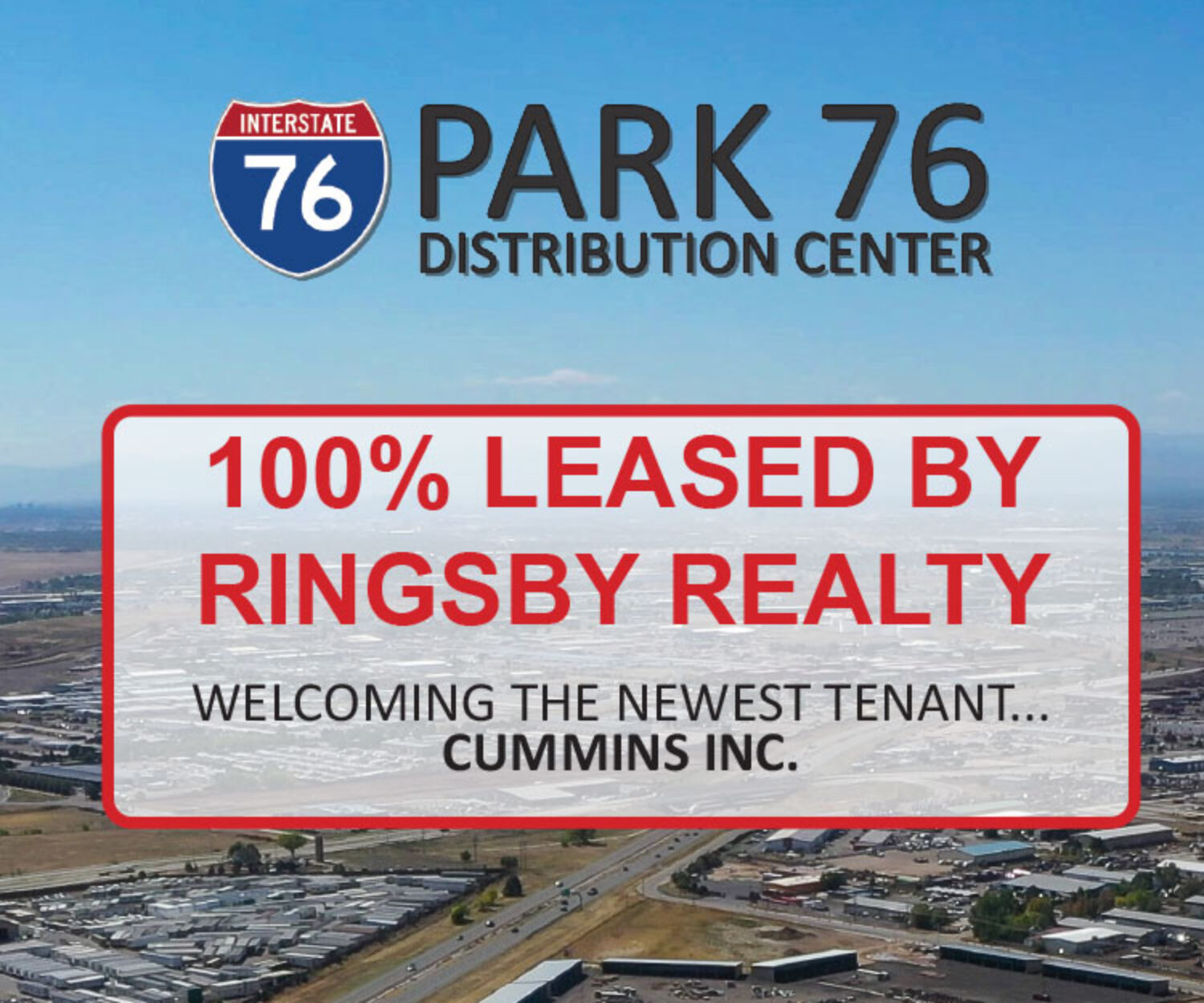 Park 76 Distribution Center - 100% Leased by Ringsby Realty